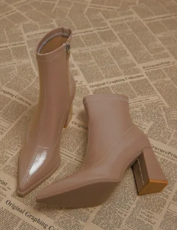 Botine SHEIN, maro
