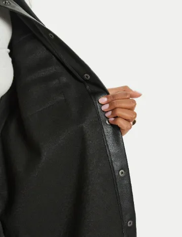 Jacheta Oversize Noisy May, negru