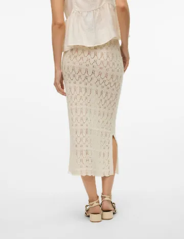 Fusta Vero Moda, crem