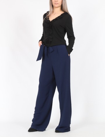 Pantaloni Vero Moda, bleumarin