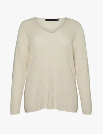 Bluza Vero Moda Curve, crem