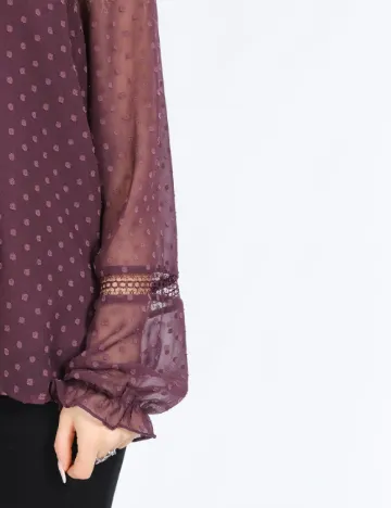 Bluza Vero Moda, pruna