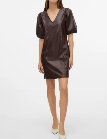 Rochie scurta Vero Moda, maro