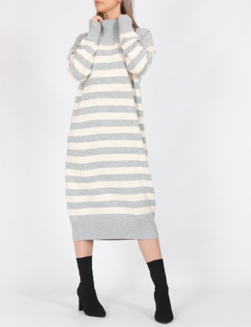 Rochie medie Vero Moda, gri