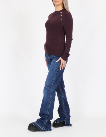 Bluza Vero Moda, pruna