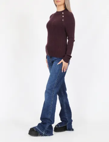Bluza Vero Moda, pruna