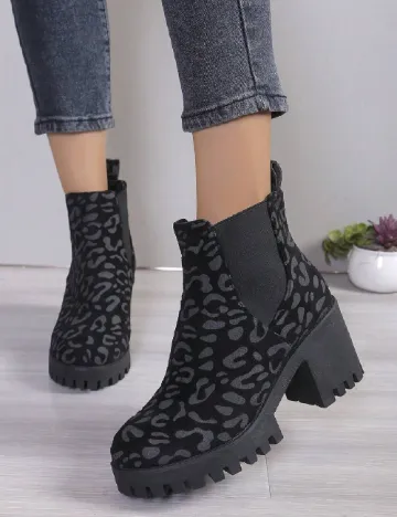 Botine SHEIN, negru