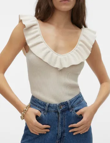 Bluza Vero Moda, crem