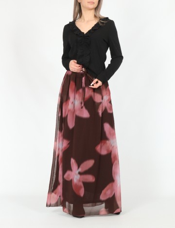 Fusta Vero Moda, maro/roz