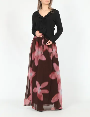 Fusta Vero Moda, maro/roz