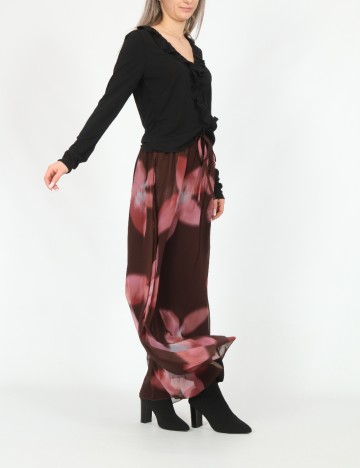 Fusta Vero Moda, maro/roz