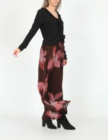 Fusta Vero Moda, maro/roz