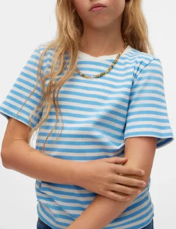 Tricou Vero Moda Kids, albastru