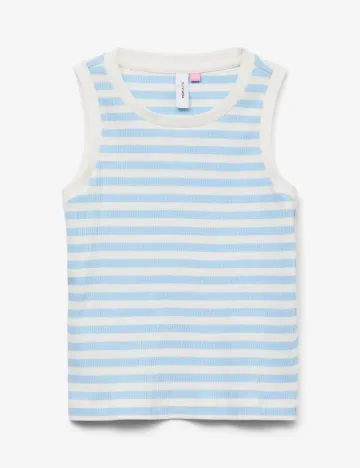 Maiou Vero Moda Kids, alb/albastru
