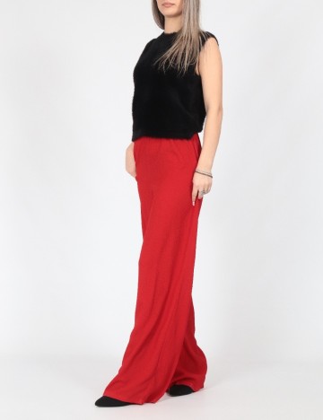 Pantaloni Vero Moda, rosu