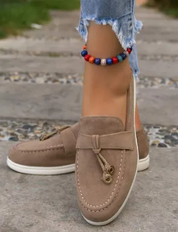 Mocasini SHEIN, maro