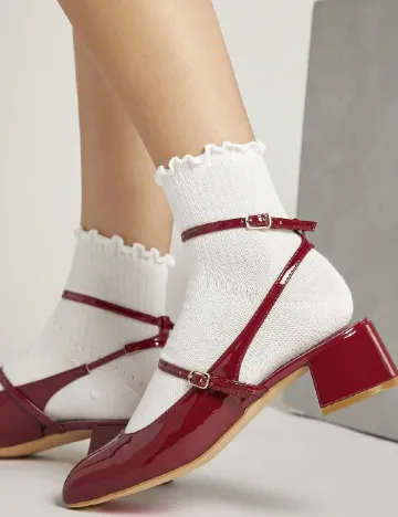 Pantofi SHEIN, rosu