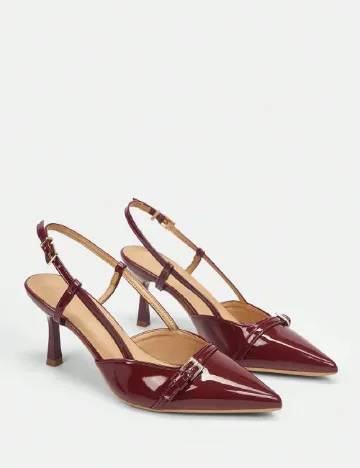 Pantofi SHEIN, visiniu
