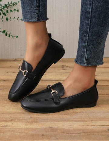 Mocasini SHEIN, negru