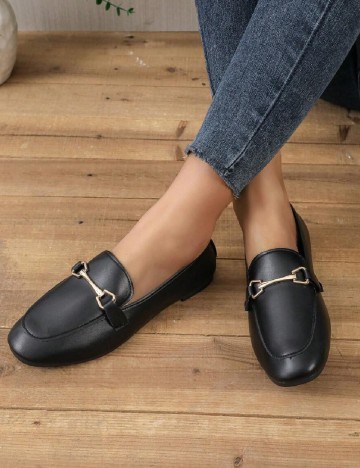 Mocasini SHEIN, negru