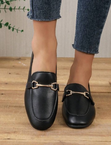 Mocasini SHEIN, negru