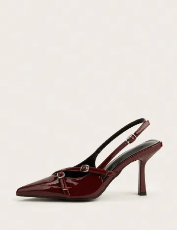 Pantofi SHEIN, visiniu