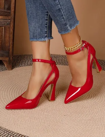 Pantofi SHEIN, rosu