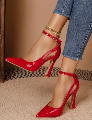 Pantofi SHEIN, rosu