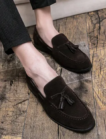 Mocasini SHEIN, maro