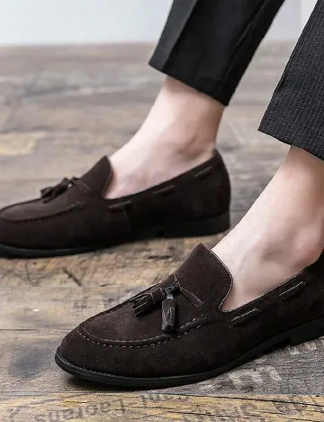 Mocasini SHEIN, maro
