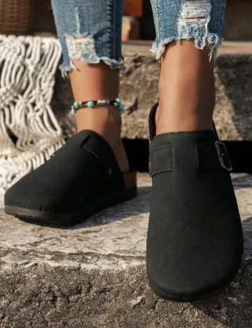 Slapi SHEIN, negru