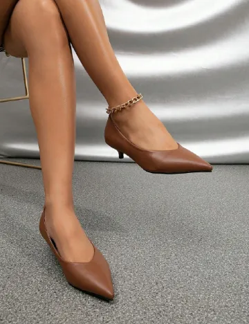 Pantofi SHEIN, maro