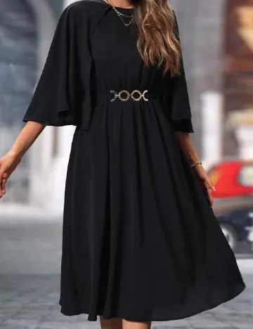 Rochie medie SHEIN, negru Negru