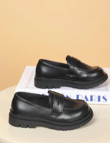 Mocasini Shein Kids, negru