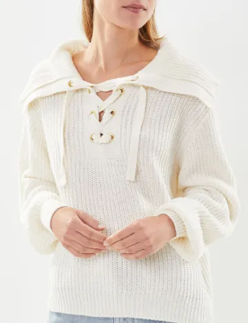 Pulover Vero Moda, ecru