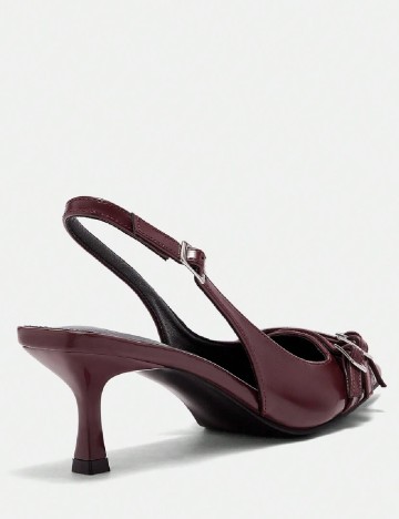 Pantofi SHEIN, visiniu