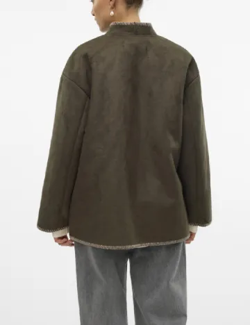 Jacheta Vero Moda, verde inchis