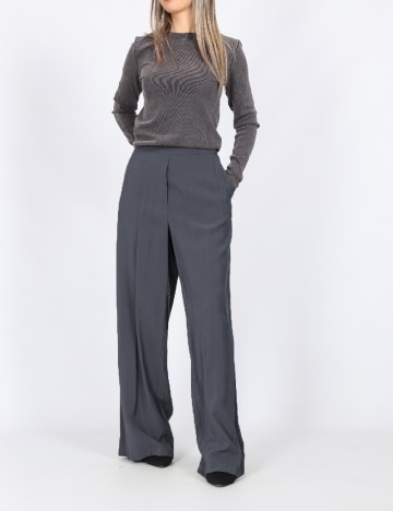 Pantaloni Vero Moda, gri petrol