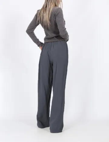 Pantaloni Vero Moda, gri petrol