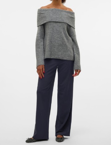 Pantaloni Vero Moda, bleumarin
