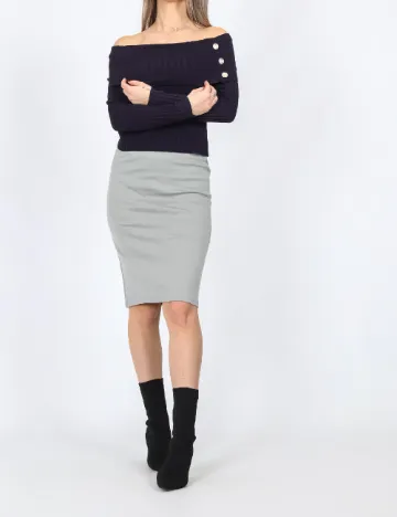 Fusta Vero Moda, gri