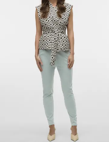 Pantaloni Vero Moda, turcoaz