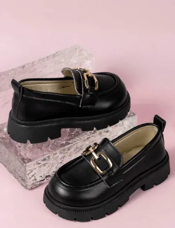 Mocasini Shein Kids, negru