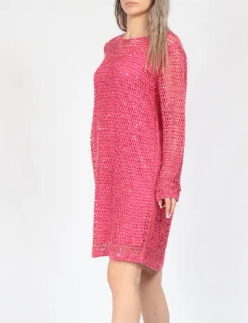 Rochie medie Vero Moda, roz