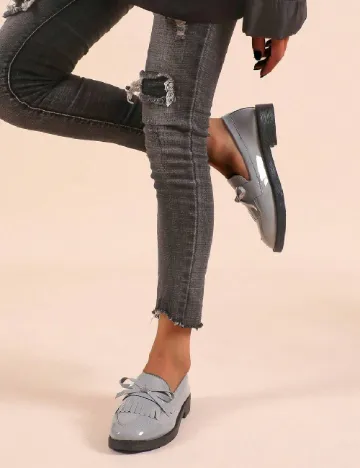 Mocasini SHEIN, gri