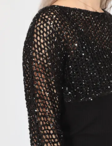 Top Vero Moda, negru