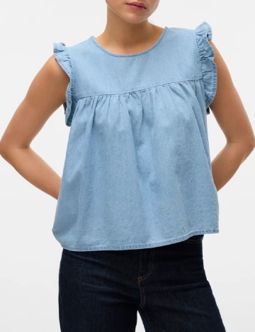 Bluza Vero Moda, albastru