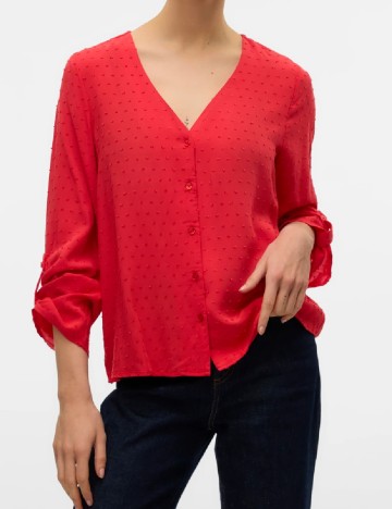 Bluza Vero Moda, rosu