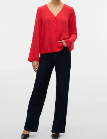 Bluza Vero Moda, rosu