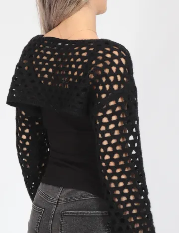 Top Vero Moda, negru